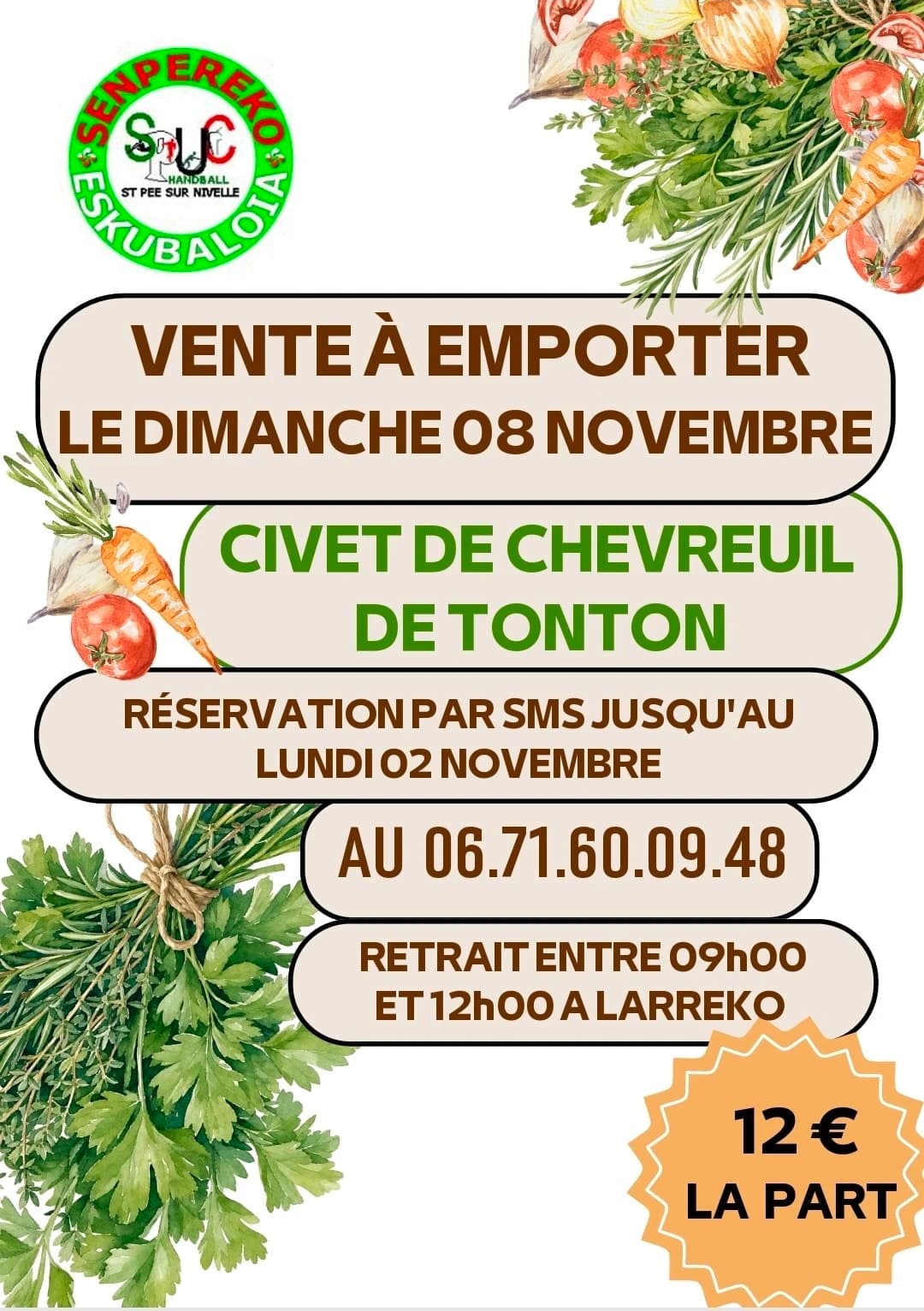 Civet de chevreuil de "Tonton"